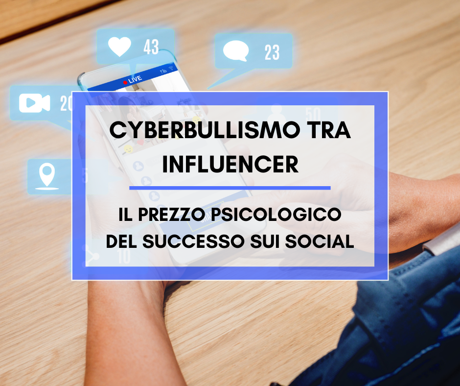 Scopri di più sull'articolo Cyberbullismo tra influencer: il prezzo psicologico del successo sui social